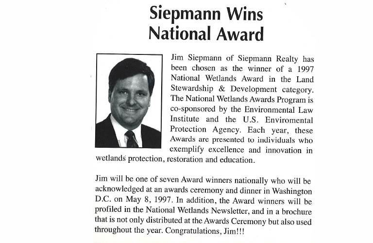 National Wetlands Award